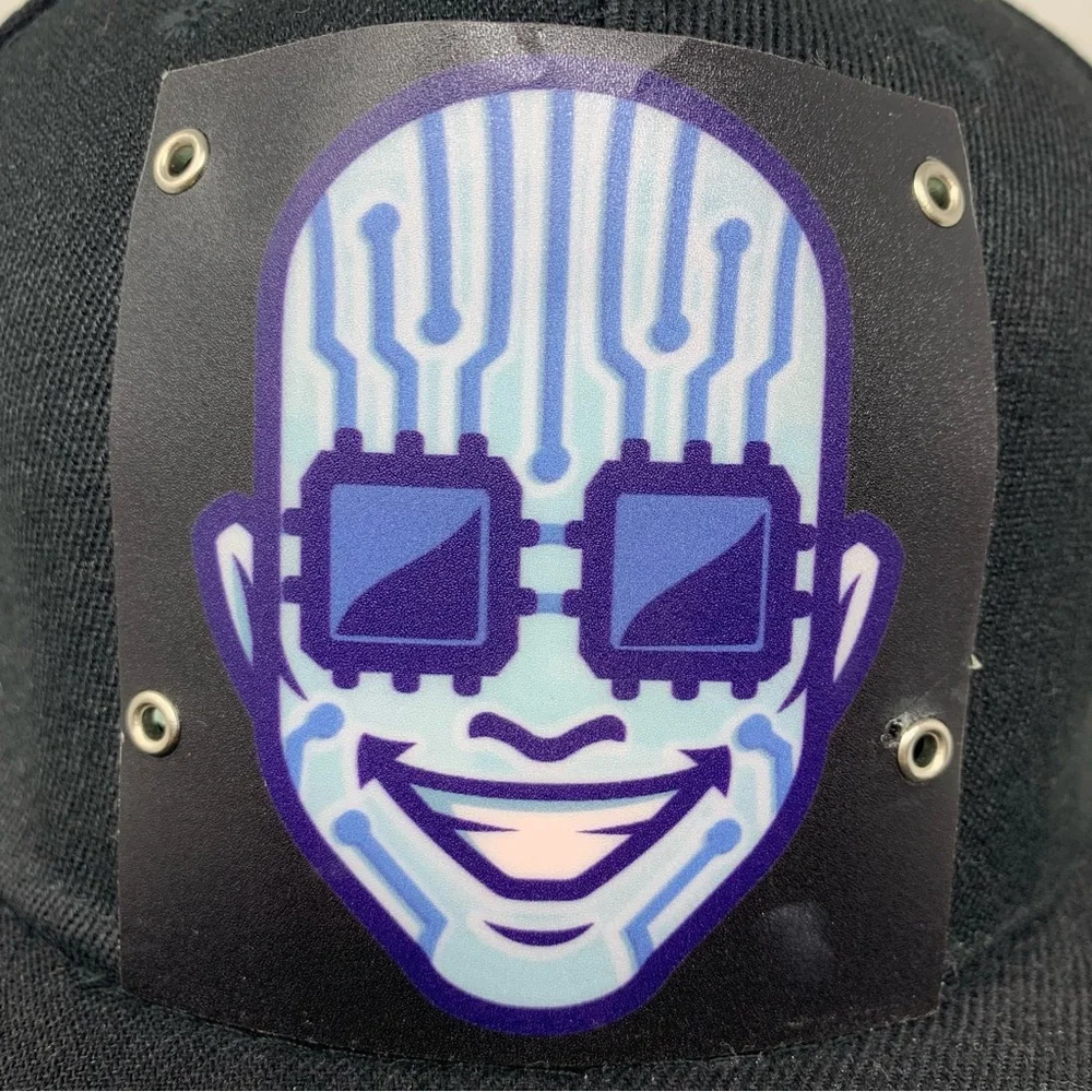 NEW New Glory Fitted SnapBack Noise Activated Light Up Hat